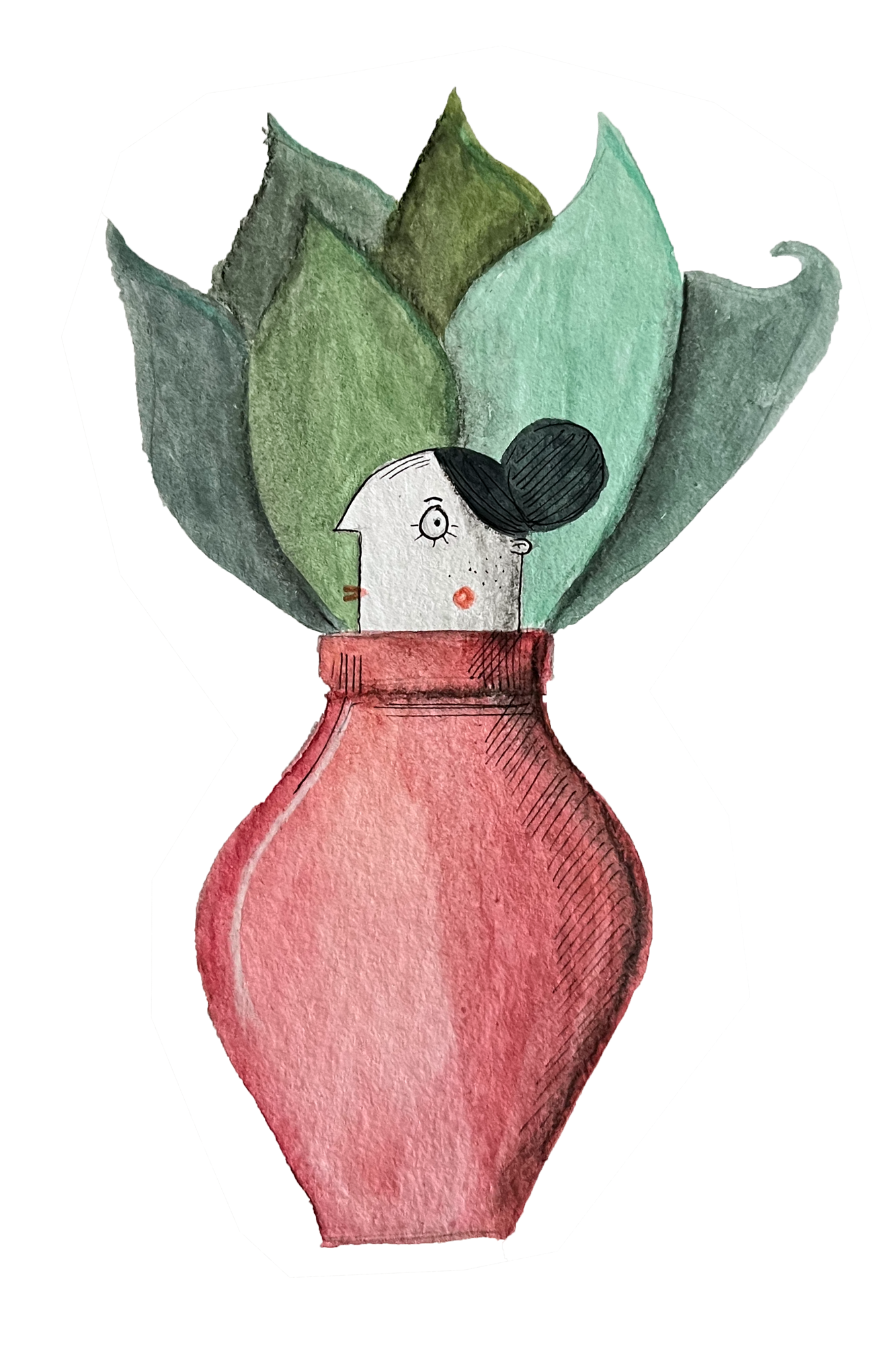 Florero con opinión propia
