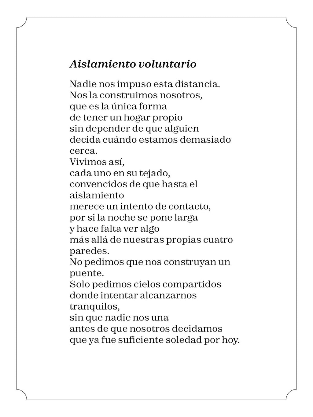 Aislamiento