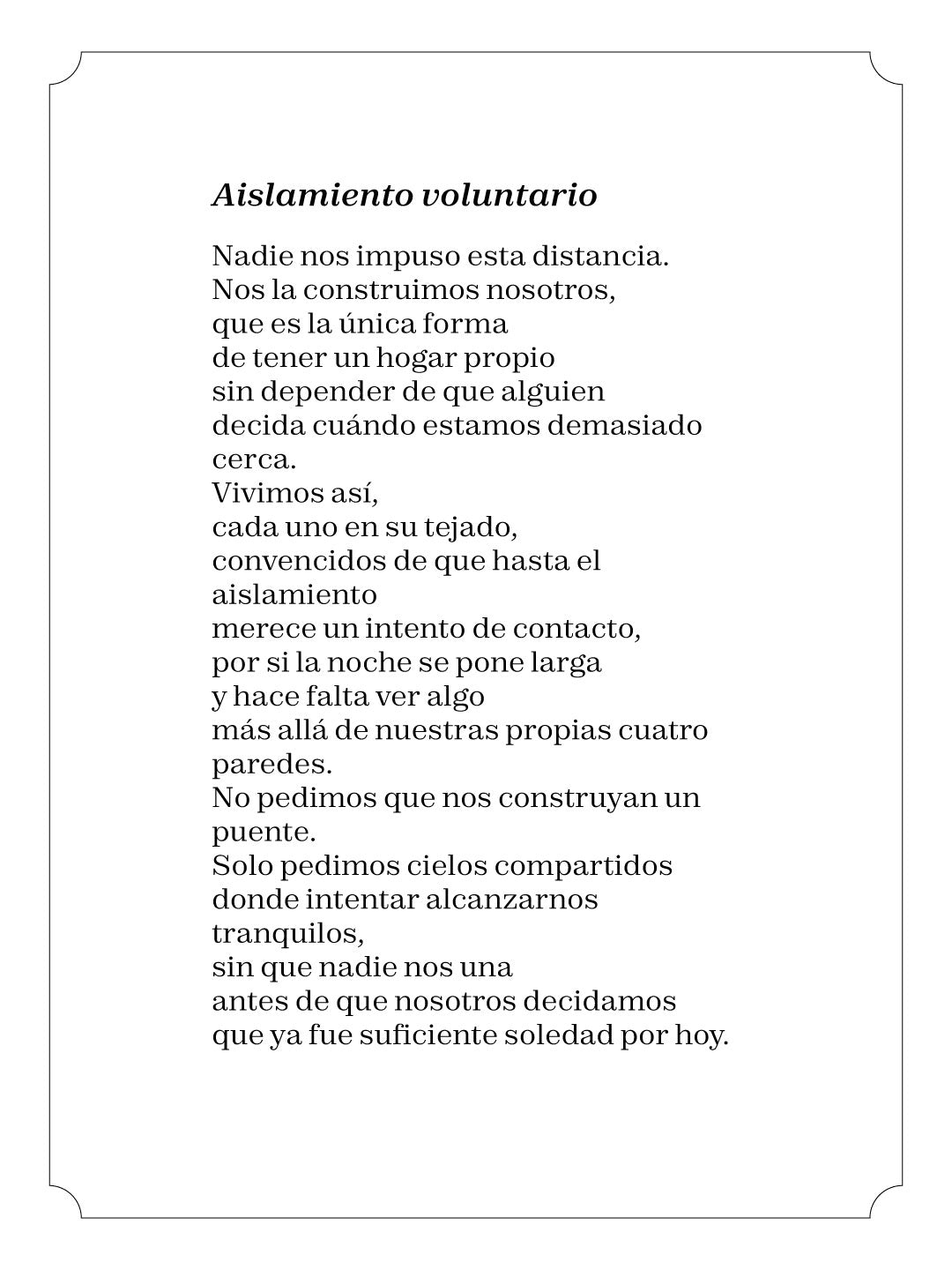 Aislamiento