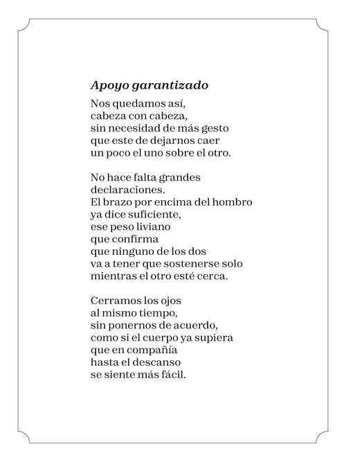 Apoyo garantizado