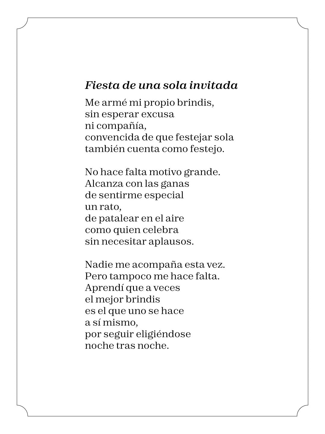 Fiesta de una sola invitada