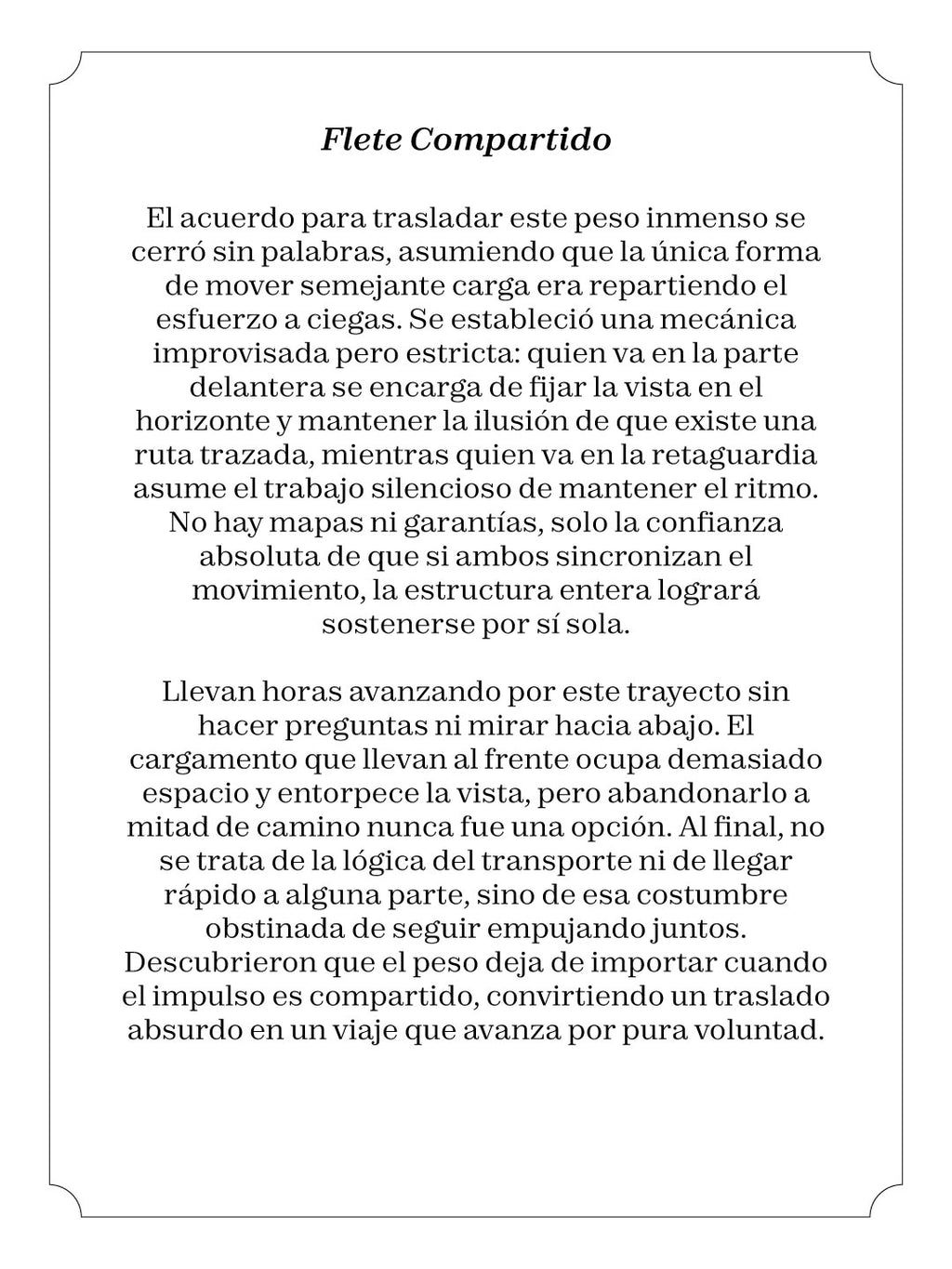 Flete compartido