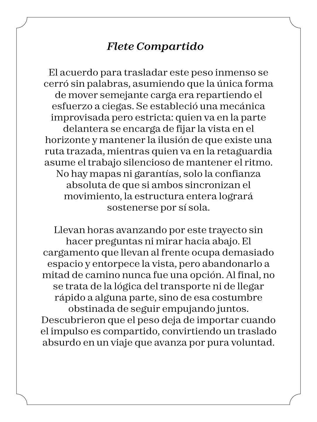 Flete compartido