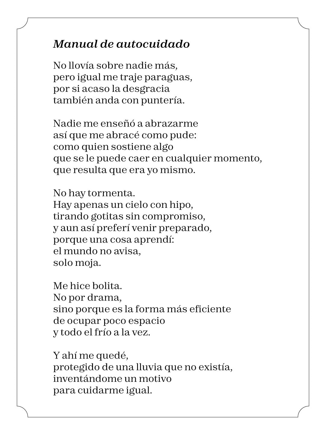 Manual de autocuidado