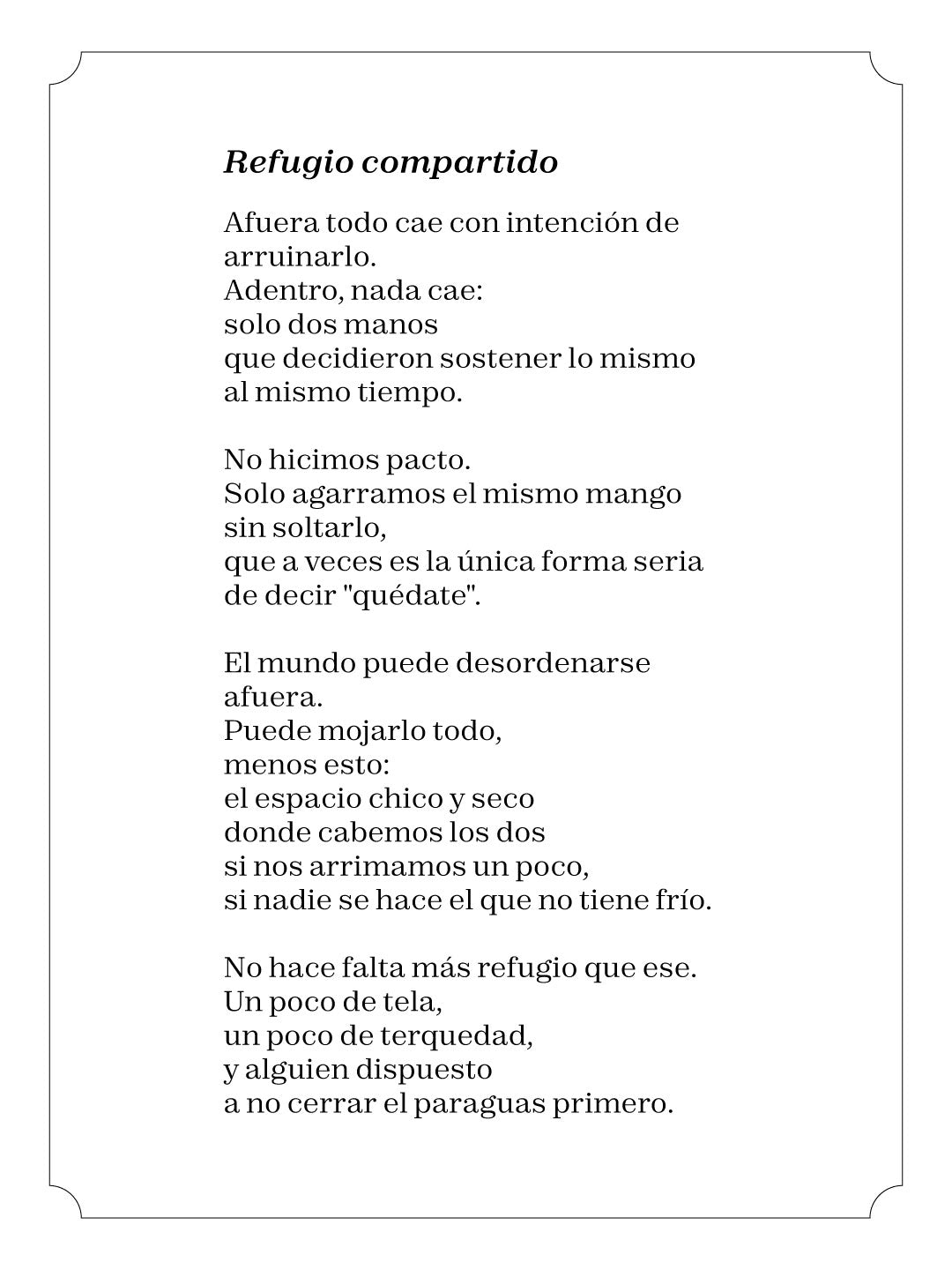 Refugio compartido