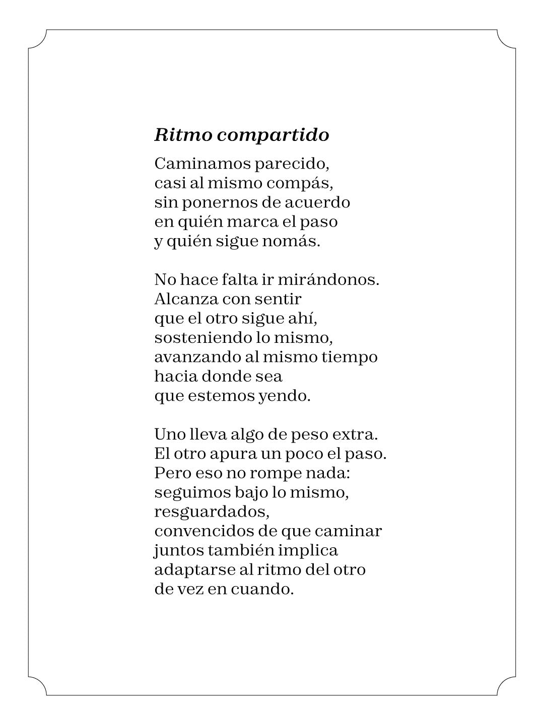 Ritmo compartido