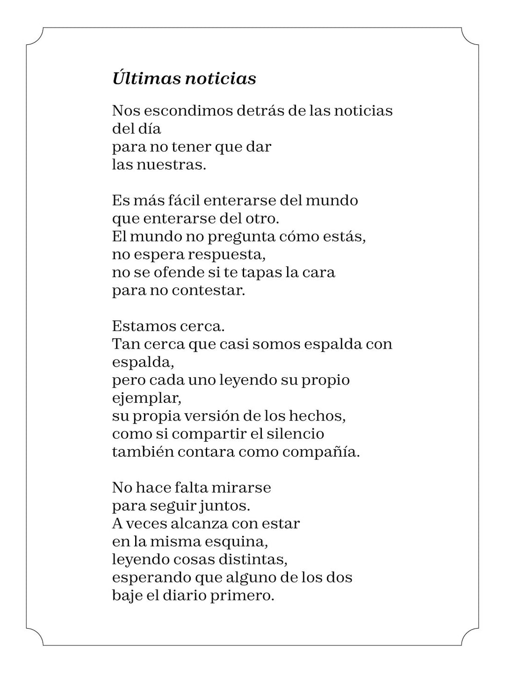 Últimas noticias