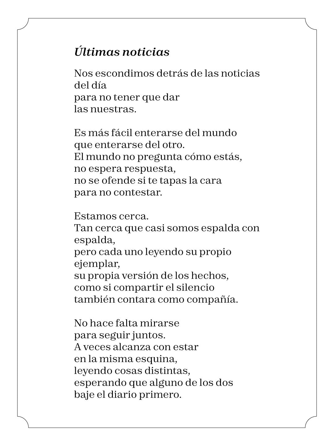 Últimas noticias